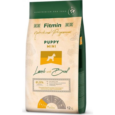 Fitmin Puppy Mini Lamb & Beef 12 kg – Zboží Mobilmania
