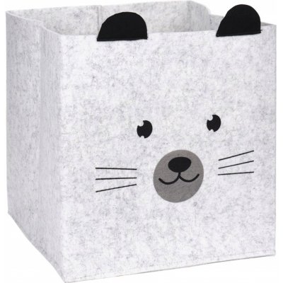 MAT koš filc Zvířátko 32 x 32 x 32 cm mix barev a motivů – Zboží Dáma