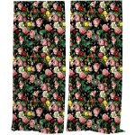 IMPAR Závěsy Flowers (Rozměr : 140x250, Materiál: Interlock) – Hledejceny.cz