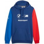 BMW mikina PUMA MMS Essentials fleece 23 blue – Sleviste.cz