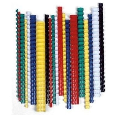 Velkoobchodplus plastový hřbet 22mm 50ks Barva: Bílá – Zboží Živě