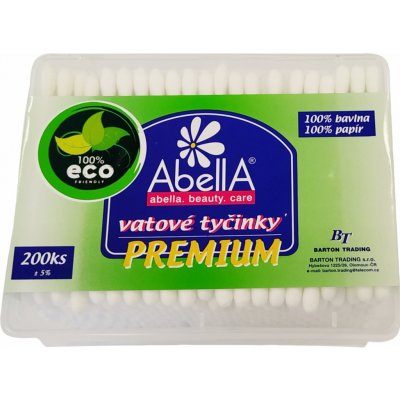 Abella Premium vatové tyčinky sáček 200 ks – Zboží Mobilmania