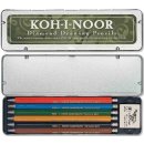 Koh-i-Noor versatilky kovové 5217 sada 6 ks a pryž