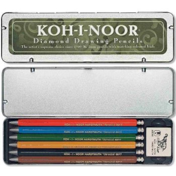 Koh-i-Noor versatilky kovové 5217 sada 6 ks a pryž