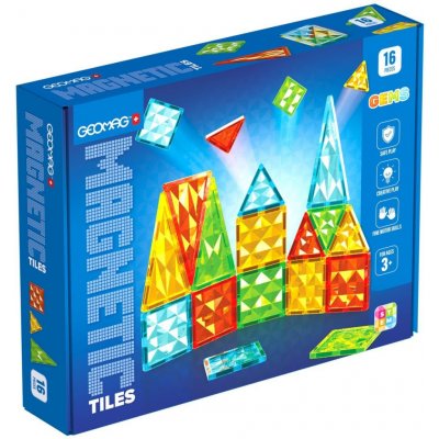 Geomag Magnetic Tiles 16 – Zboží Mobilmania