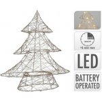 Kinekus Dekorace stromek 20 LED 30 cm s časovačem zlatý KIN64309532 – Hledejceny.cz