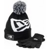 Dětský set rukavic a kulichu New Era Kids Glove & Knit Kit Black