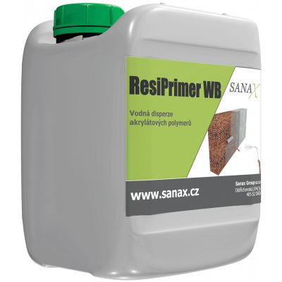 Sanax ResiPrimer WB | Hloubková penetrace | Penetrační nátěr pro porézní povrchy, ochrana před vysycháním | 10 kg – Sleviste.cz