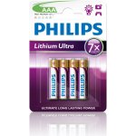 Philips Ultra Lithium AAA 4ks FR03LB4A/10 – Hledejceny.cz