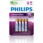 Philips Ultra Lithium AAA 4ks FR03LB4A/10 – Zboží Živě