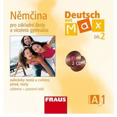 Deutsch mit Max 2 - Němčina pro ZŠ a VG /A1/ - audio CD – Zboží Mobilmania