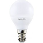 McLED LED žárovka E14 P45 4,8W 40W teplá bílá 2700K – Zboží Živě