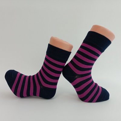 Trepon dětské ponožky BABAR z bambusové viskózy Tmavě růžová – Zboží Dáma