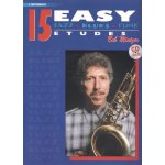 15 Easy Jazz Blues Funk Etudes + CD C nástroje příčná flétna kytara klávesové nástroje – Zboží Dáma