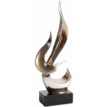 EUROFIRANY DEKORAČNÍ SOŠKA ZOE 14X8X37 CM ZLATÁ – Zboží Dáma