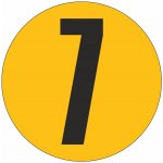 Podlahové číslo - 7 podlahové samolepky průměr 200 mm – Zboží Dáma Podlahové číslo - 7 podlahové samolepky průměr 200 mm – Zboží Dáma