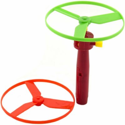 Vystřelovací vrtulka + startér plast 9cm asst 2 barvy v sáčku – Zboží Dáma