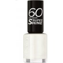 Rimmel London 60 Seconds Super Shine Nail Polish 703 White Hot Love 8 ml