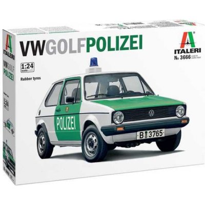 Italeri Model Kit auto 3666 VW Golf POLIZEI 1:24