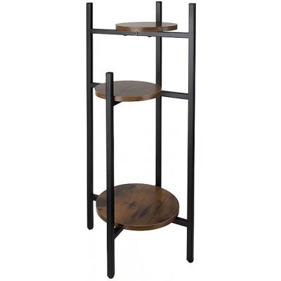 Ruhhy 25627 Stojan na květiny 81 x 27 x 27 cm hnědý – Zboží Dáma