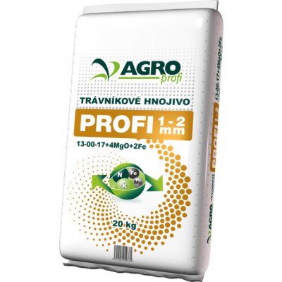 AGRO PROFI Trávníkové hnojivo mini 13-00-17+4MgO+2Fe 20 kg