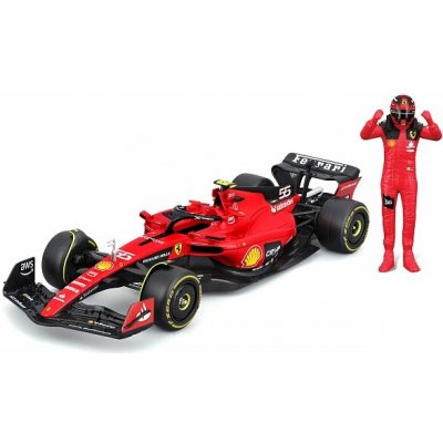 Bburago FORMULA RACING F1 Ferrari SF-23 2023 s figurkou jezdce 55 Carlos Sainz 1:24 – Hledejceny.cz
