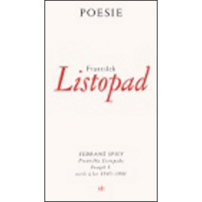Poesie - František Listopad – Hledejceny.cz