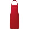 Zástěra Premier Workwear Voděodolná zástěra za krk PR115 Red Pantone 200 72x86cm