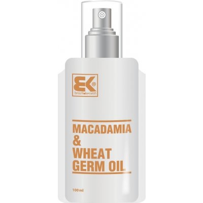 Brazil Keratin Macadamia & Wheat Germ Oil makadamiový olej s příměsí oleje z pšeničných klíčků 100 ml – Hledejceny.cz