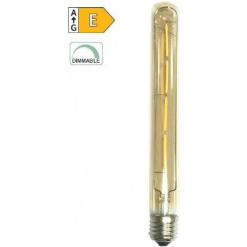 Diolamp LED Filament tubulární žárovka Amber T30 6W/230V/E27/2700K/760Lm/360°/Dim