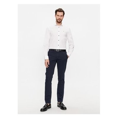 Tommy Hilfiger košile slim fit MW0MW34259 bílá – Zboží Mobilmania