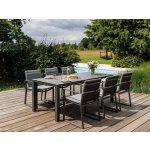 Concept Primavera stolní souprava 1+6 antracitová – Hledejceny.cz