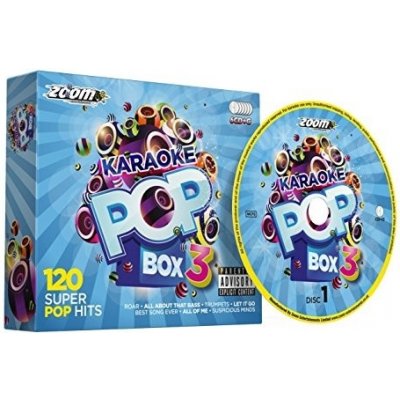 Zoom Karaoke Pop Box 3 Party Pack 6 CD+G Box Set 120 Songs Zoom Karaoke 6CD – Zboží Mobilmania