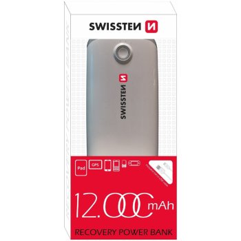 Swissten RECOVERY POWER BANK 12000 mAh