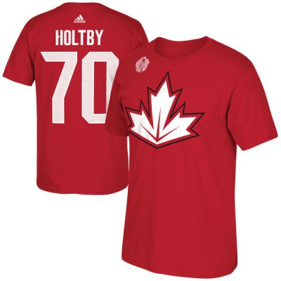 adidas tričko #70 Braden Holtby Team Canada Player Světový pohár 2016