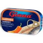 Giana Sardinky v rostlinném oleji s chilli 125 g – Zboží Dáma