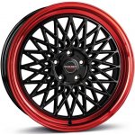 Borbet B 7x17 4x100 ET30 black rim red – Sleviste.cz