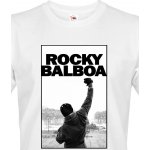 Bezvatriko.cz pánské triko Rocky Balboa Canvas pánské tričko s krátkým rukávem 2082 bílá – Zboží Mobilmania