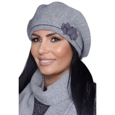 Kamea baret Helena šedá – Hledejceny.cz