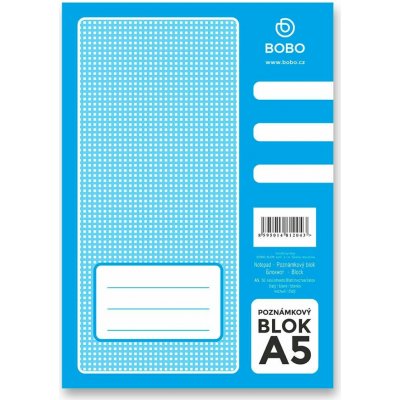 Bobo lepený blok A5 čistý 50 listů – Zboží Mobilmania