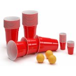 BeerCup Federer Ultimate Ber Pong párty balík, Red Cups, Shot Cups, včetně míčků – Zboží Živě