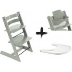 Stokke Tripp Trapp Glacier Green + Baby set + Pultík – Zboží Dáma