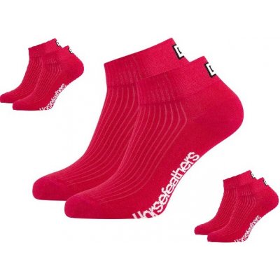 Horsefeathers ponožky Run 3Pack 20/21 garnet rose – Hledejceny.cz