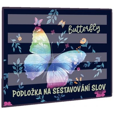 Podložka na sestavování slov Butterfly/Motýl 2 – Zboží Dáma