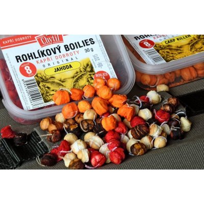 Chytil Rohlíkový boilies 30g 8mm Jahoda – Zboží Mobilmania