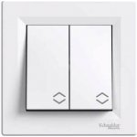 Schneider Electric Asfora komplet jednonasobny 6+6 POLAR – Hledejceny.cz