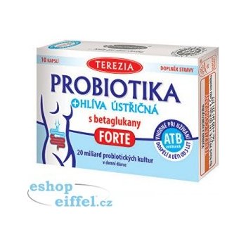 Terezia Company PROBIOTIKA + hlíva ústřičná s betaglukany Forte 10 kapslí