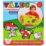 Teddies Válec s rolničkou Moje první zvířátka – Zboží Dáma