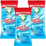 Green Shield Glass & Window vlhčené ubrousky na okna a skleněné povrchy 50 ks – Zboží Dáma