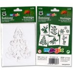 Papírové šablony MAGIC sada H1 Vánoční ozdoby – Zboží Dáma